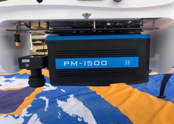 a longa distância de 1500m integrou o lidar do sistema de mapeamento PM-1500 do UAV que traça o equipamento
