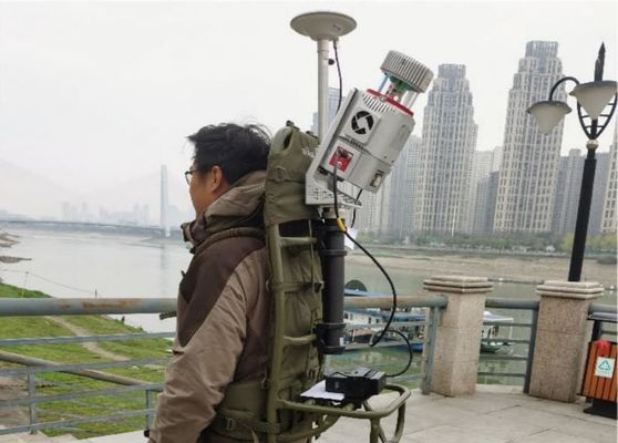 Precisão alta transportada por via aérea do sistema ARS-1000L do lidar do zangão da longa distância 1350m