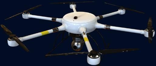 resistência da chuva ligeira do UAV Long120 do rotor de 120min Max Load 8kg multi seis zangões da linha central