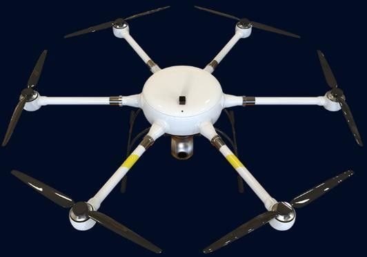 resistência da chuva ligeira do UAV Long120 do rotor de 120min Max Load 8kg multi seis zangões da linha central