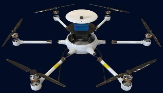 resistência da chuva ligeira do UAV Long120 do rotor de 120min Max Load 8kg multi seis zangões da linha central