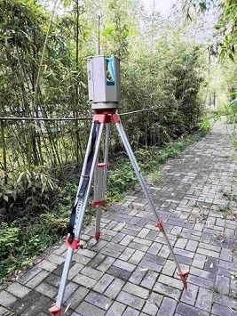 precisão do varredor de laser HS500i da longa distância 3D de 500m 5mm@40m para a monitoração de deformação