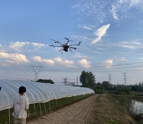 Mapeamento móvel 1500m transportado por via aérea de pouco peso do lidar do sistema PM-1500 2000kHz do lidar