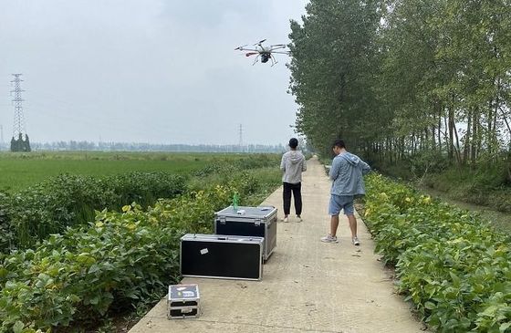 escala do sistema PM-1500 1500m do lidar do UAV do zangão da frequência 2000kHz