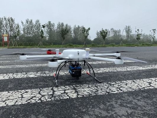 Laser aéreo do sistema de detecção transportado por via aérea do lidar PM-1500 que faz a varredura da escala de 1500m