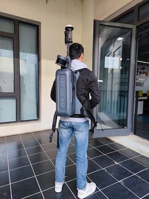 3D lidar Handheld HiSLAM para o espaço interior que faz a varredura e que modela