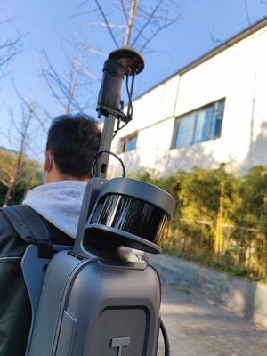 escala de 120m Handheld/lidar HiSLAM da trouxa 3D para a medida de construção da fachada
