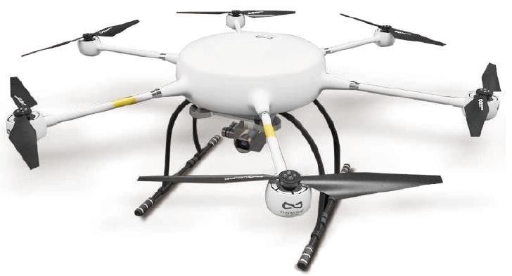 resistência da chuva ligeira do UAV Long120 do rotor de 120min Max Load 8kg multi seis zangões da linha central