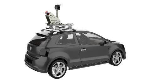 terra móvel do sistema de traço do lidar de 5mm@30m que examina a escala de HiScan-R 420m